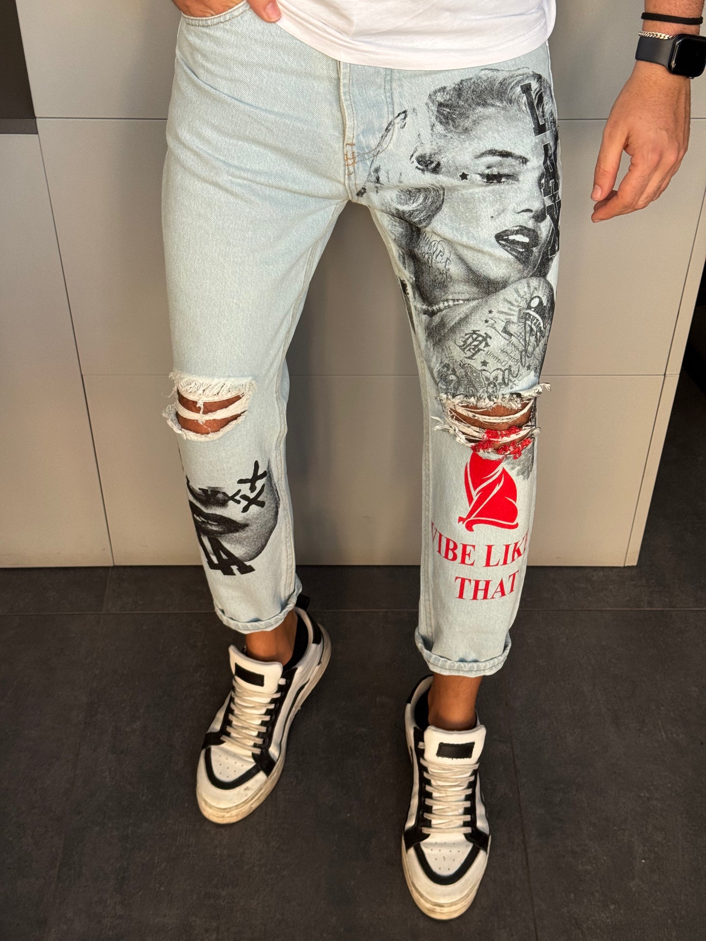 DENIM STAMPA MARILYN