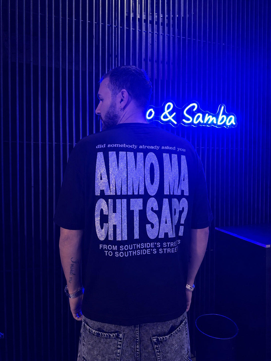 T-SHIRT AMMO (Cropped uomo)