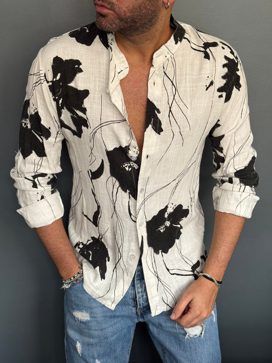 CAMICIA LINO FANTASIA