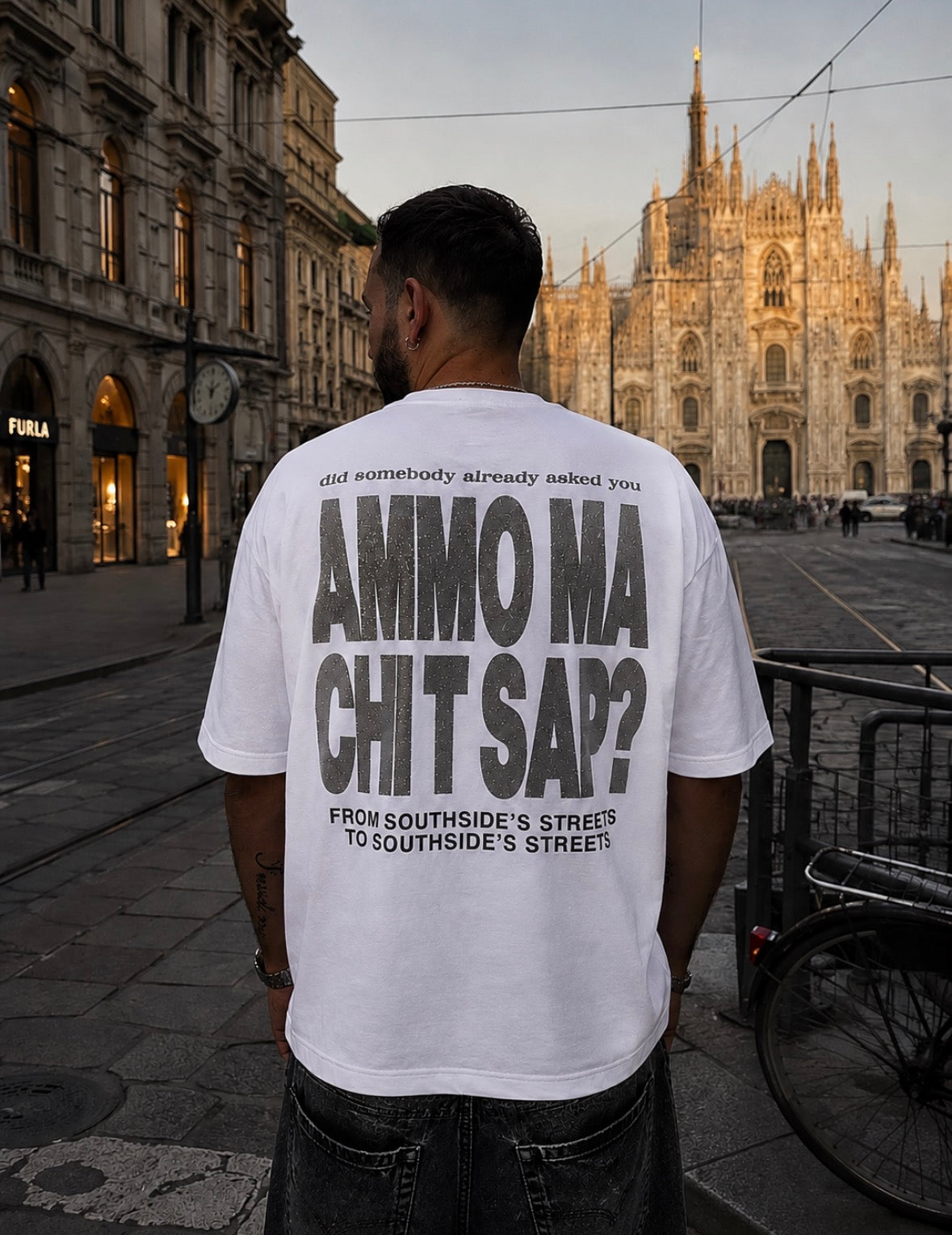 T-SHIRT AMMO (Cropped uomo)