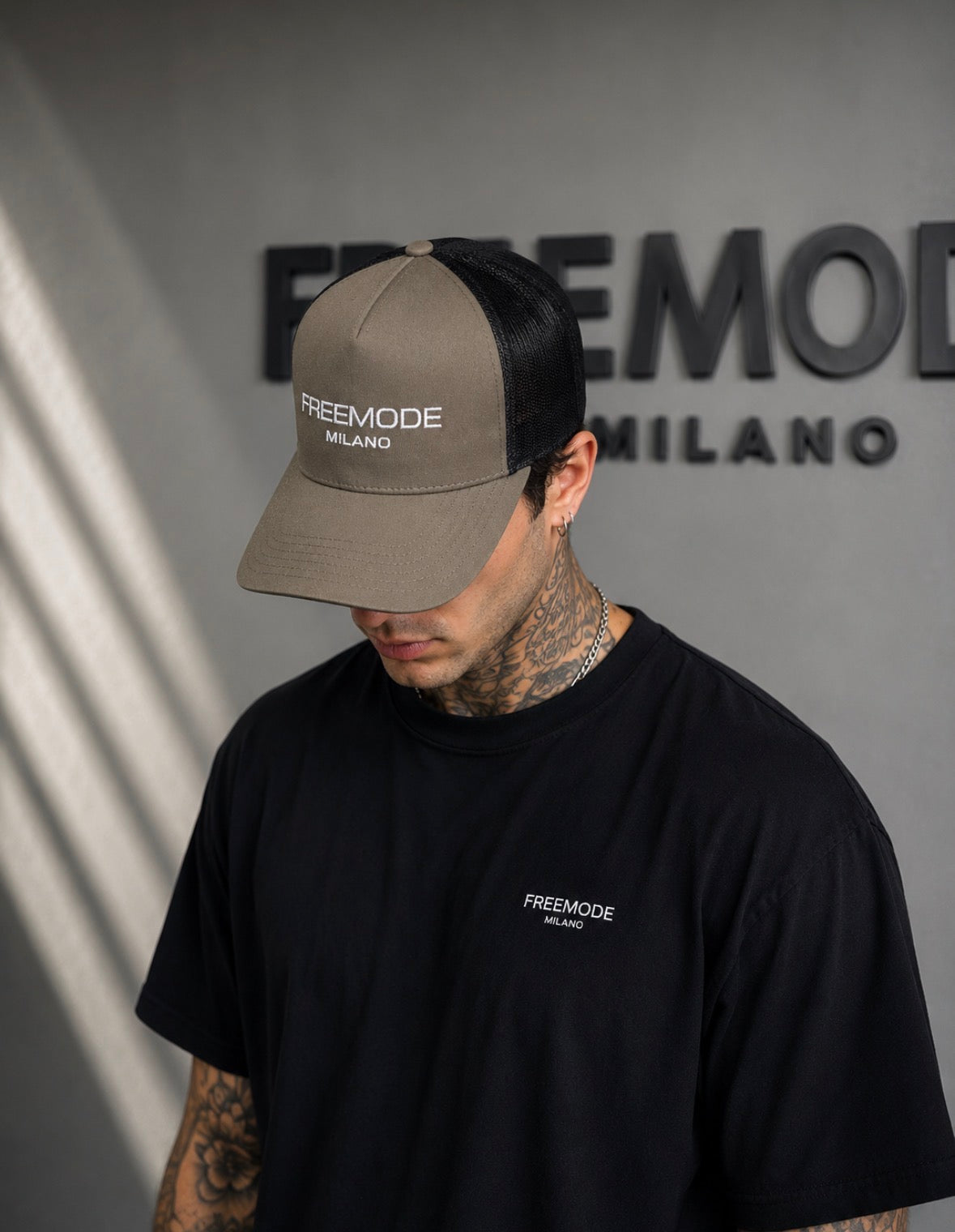 Cappellino con rete