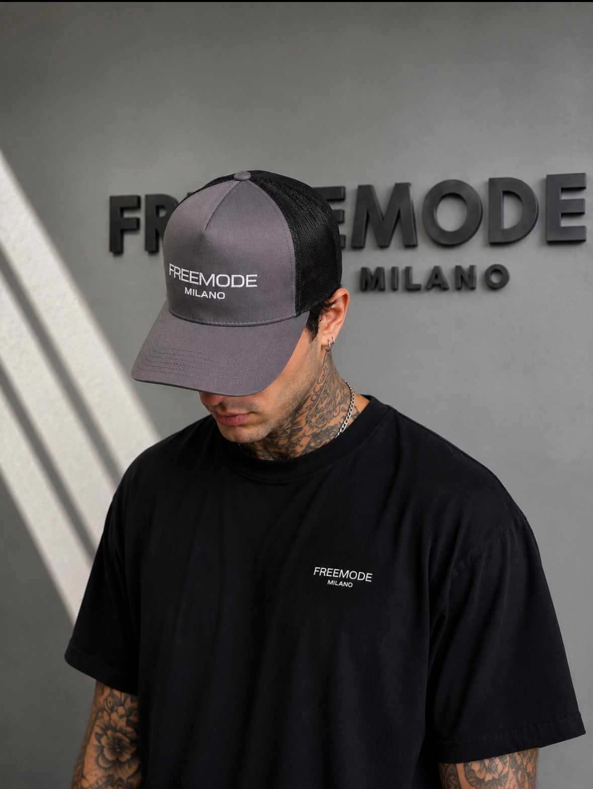 Cappellino con rete