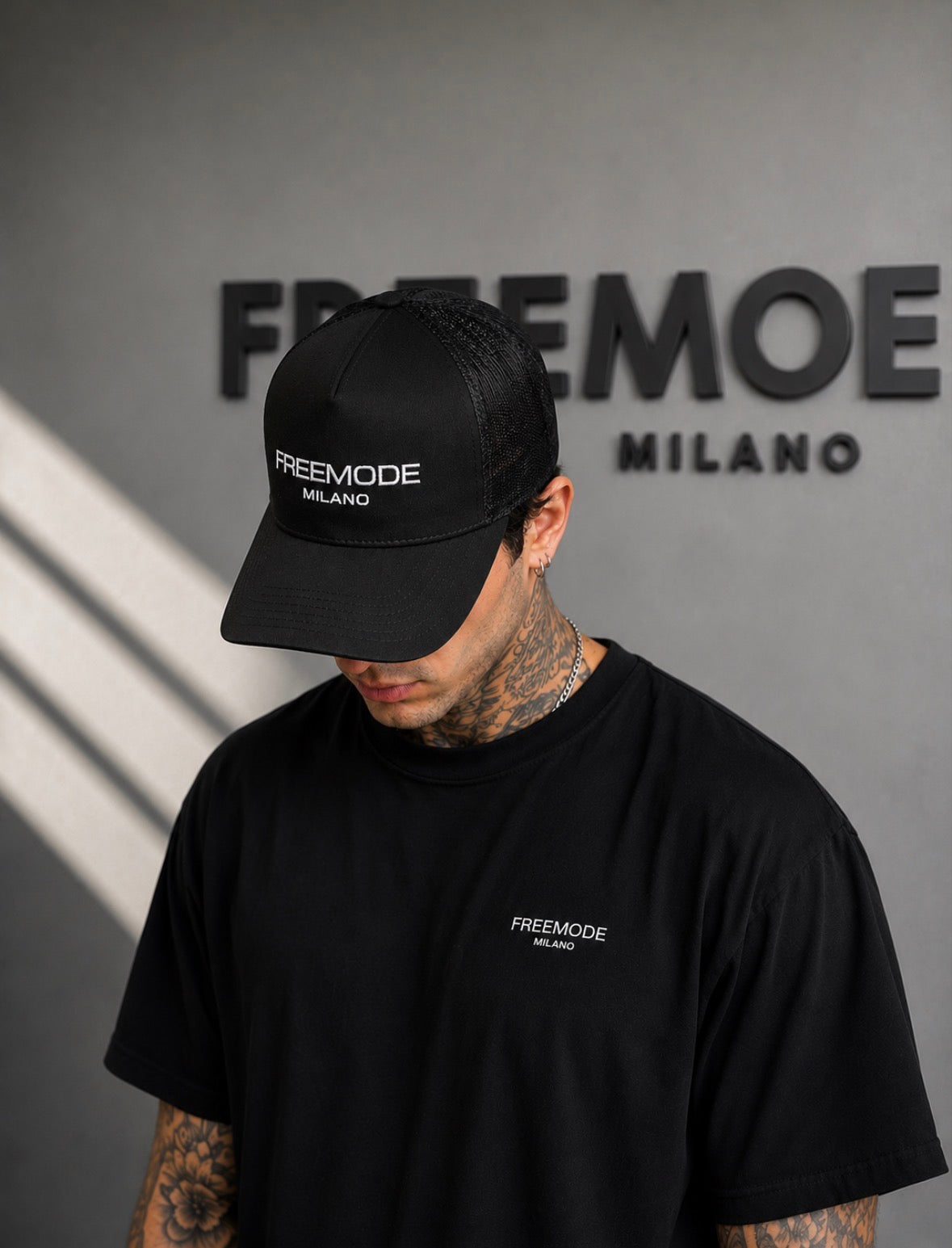 Cappellino con rete